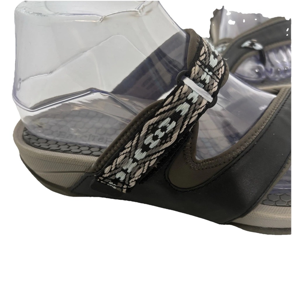 Baretraps Desare Slide Sandals Black Gray 7.5 Slip On Comfort Recover Rebound - Picture 7 of 16